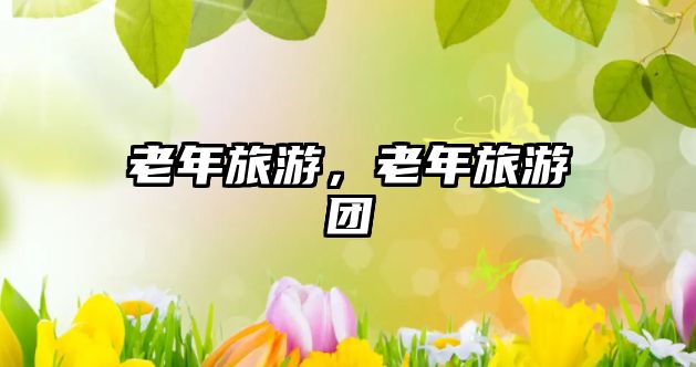 老年旅游，老年旅游團