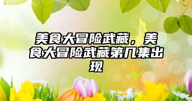美食大冒險武藏，美食大冒險武藏第幾集出現